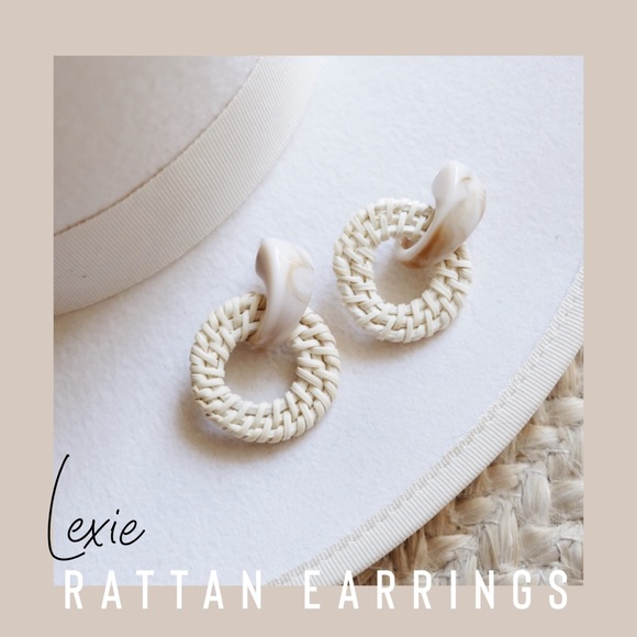 Jewelry - “Lexie” Woven Bamboo Earrings